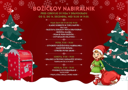 Program dogajanja ob Božičkovem nabiralniku 2025